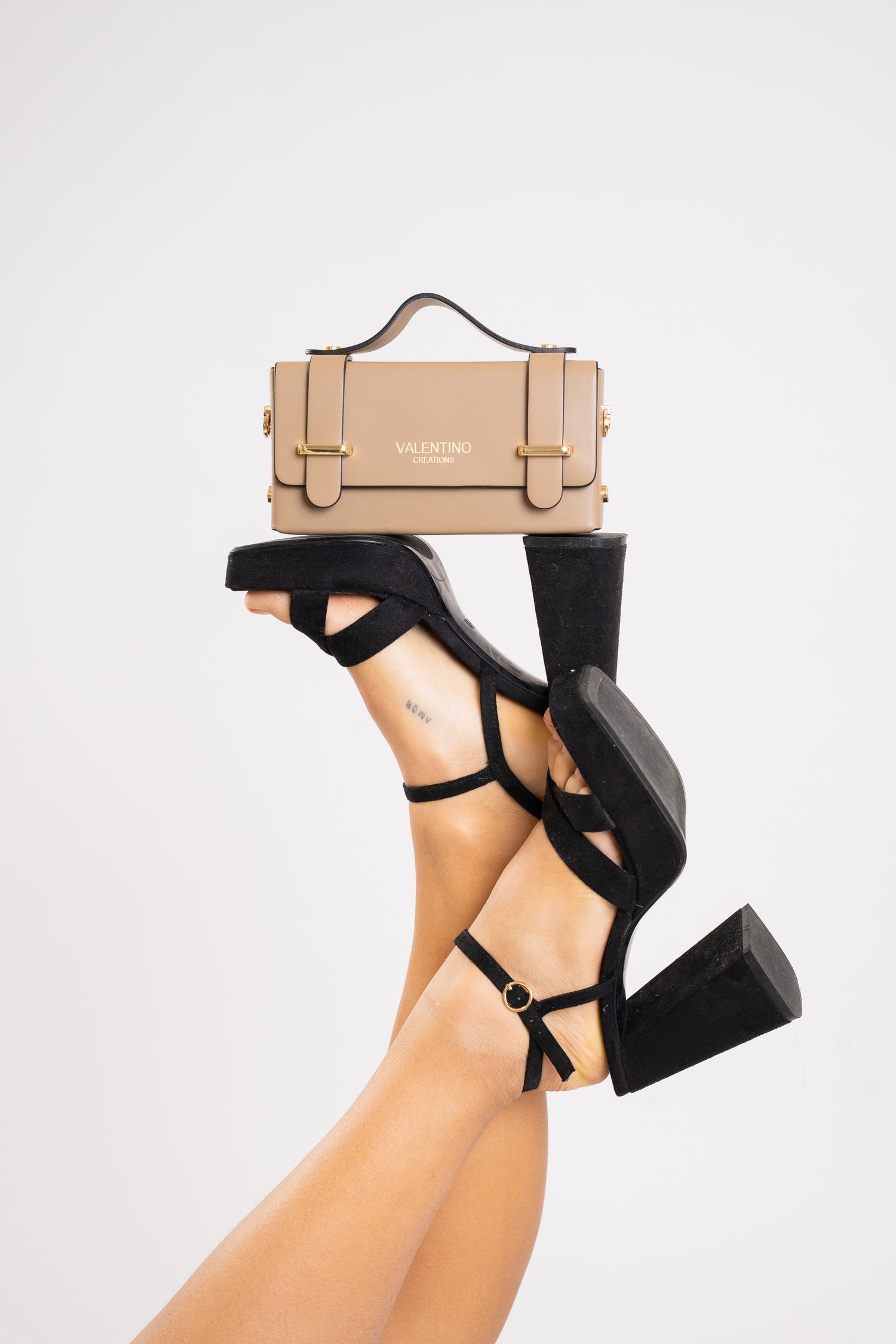 Torbica - Valentino cappuccino rjava